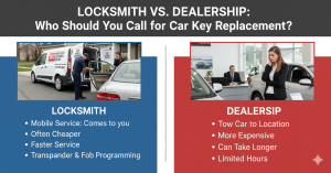 Locksmith vs. Dealership- Who Should You Call for Car Key Replacement?